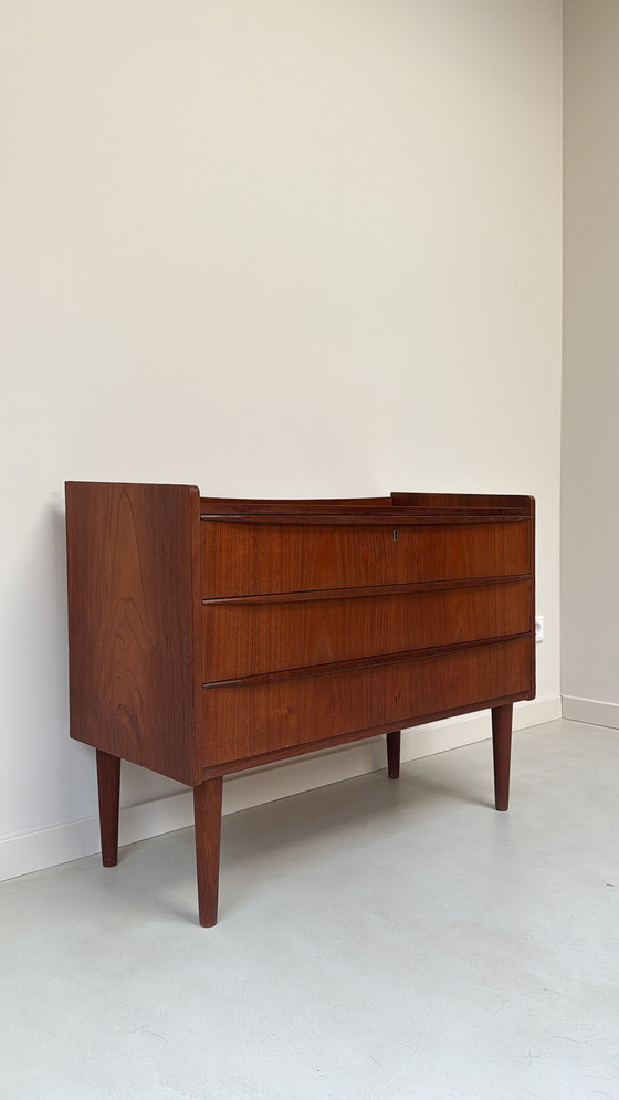Image 1 of Vintage wooden chest of drawers by Tylvad Hansen