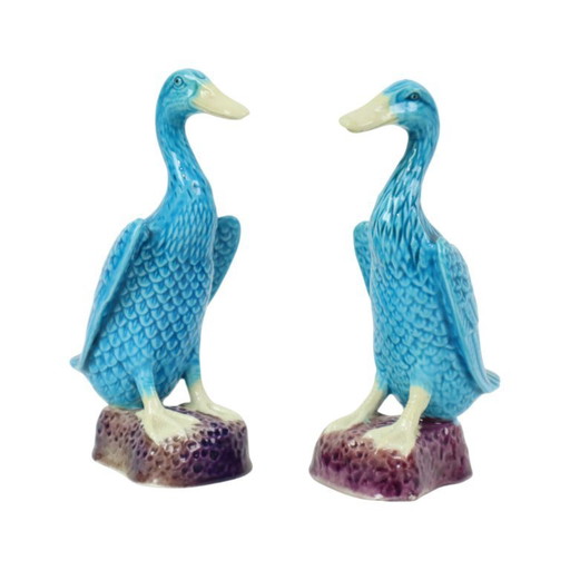 Pair of Chinese Ducks Porcelain