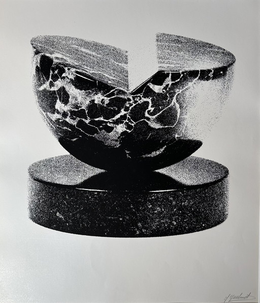 Genummerde zeefdruk - Jacques Guilmot - Gesigneerd