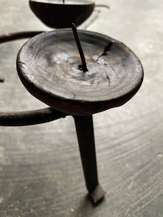 Old popular candelabrum – Candle holders, Iron (photo 6 of 7)