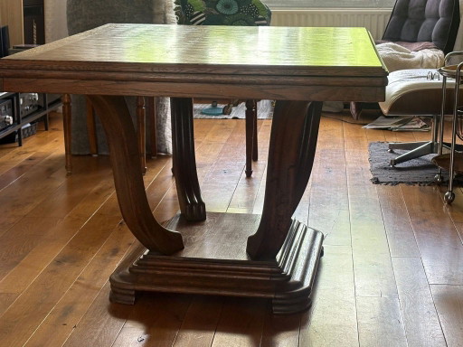 Tavolo da pranzo allungabile in stile Art Déco
