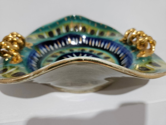 Piatto in ceramica di H. Bequet Quaregnon, Belgio, anni '50 – Stoviglie (photo 9 of 14)