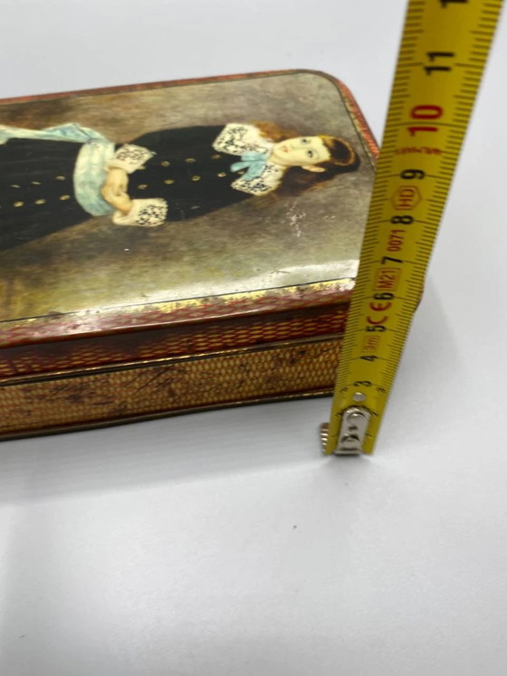 Pavesi lithografisch tinnen koekblik – Portret naar Renoir – Novara – Decoratieve objecten, Industrieel (photo 6 of 6)
