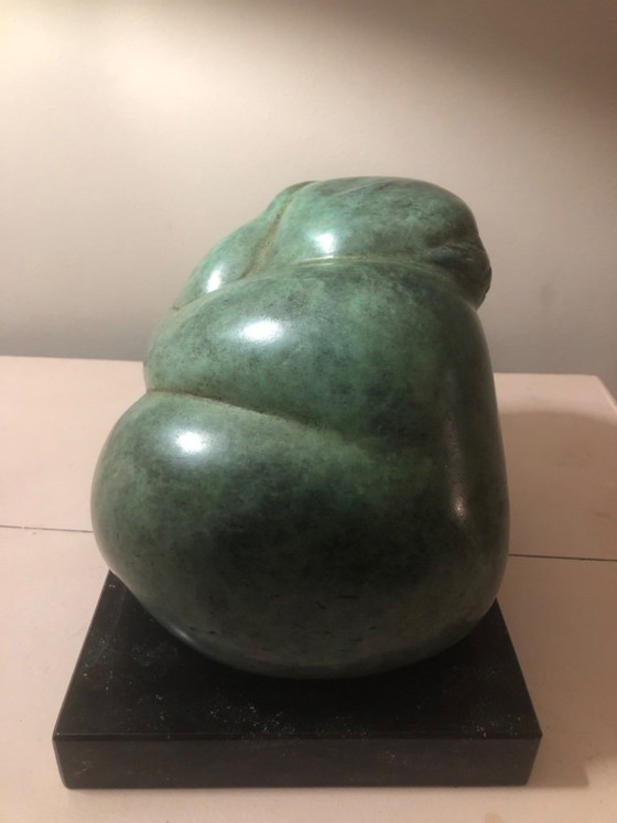 Beautiful Green Bronze Statue – Sculpture, Stone (photo 6 of 12)