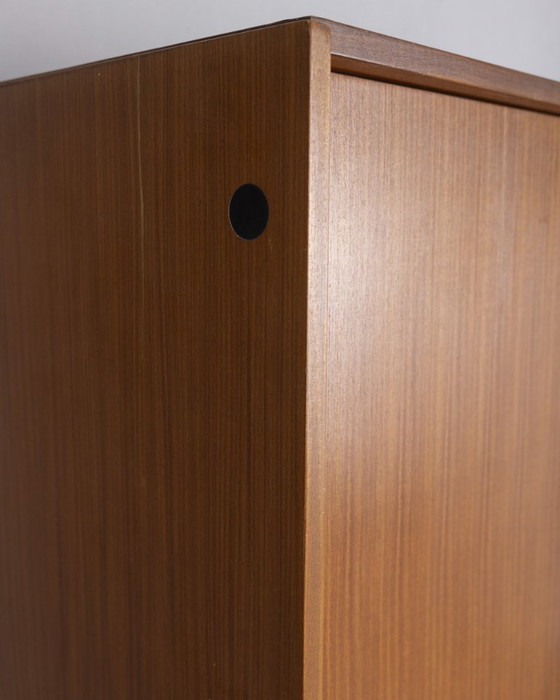 Image 1 of Vintage 1960s wooden highboard, baroque design