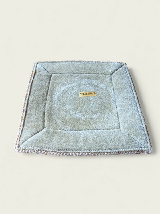 Image 1 of 3-piece vintage tablecloth set from the 60s/70s – Brown/Beige – Warm & Nostalgic