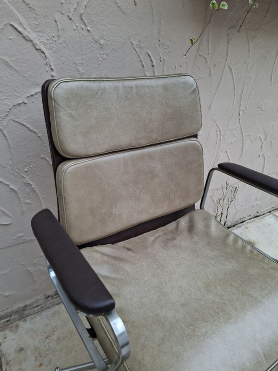 Image 1 of Vintage chrome office chair