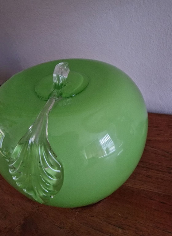 Vintage Prisma Leuchten glazen appellamp  Groen – Tafellampen (photo 5 of 8)