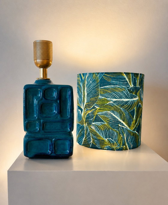 Image 1 of Oost-Duitse designlamp uit het midden van de 20e eeuw, gemaakt van een vaas door VEB Strehla.