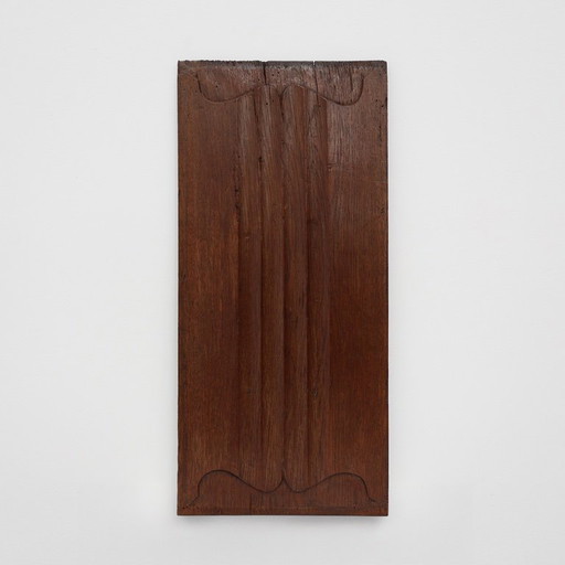 16th Century oak carved Gothic Panel, Belgium