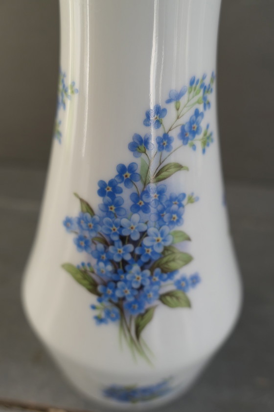 Image 1 of Vintage Royal Schwabap Vase Forget-Me-Nots