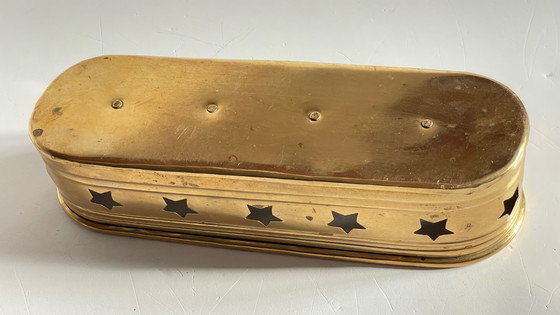 Image 1 of Candeliere vintage in ottone per 4 candele