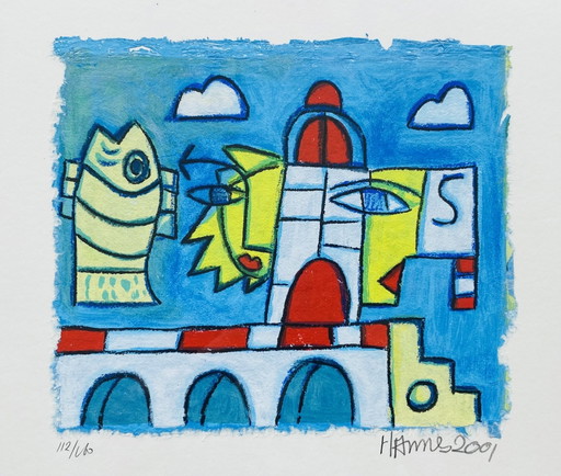 Hannes Kuiper - Serigrafia colorata