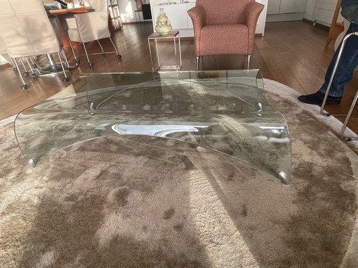 Fiam glazen design salon tafel