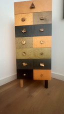 Unique designer cabinet by Alik Cavaliere, rare art object