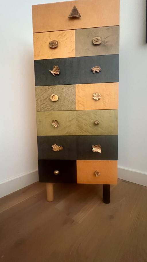 Einzigartiger Designerschrank von Alik Cavaliere, seltenes Kunstobjekt