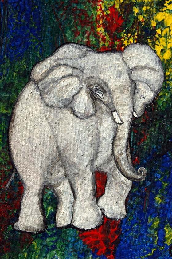 The white guardian – CB, Objets d'art, Toile (photo 2 of 7)