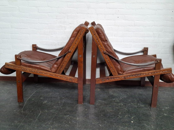 Image 1 of 2 butacas Hunter Safari de Torbjörn Afdal para Bruksbo Noruega, años 60