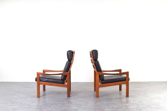 Image 1 of Mid-Century Teak-Loungesessel von Illum Wikkelsø für Niels Eilersen, 1960er Jahre.