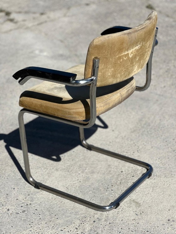 Image 1 of Set di 6 poltrone Marcel Breuer S64 per Thonet 1950