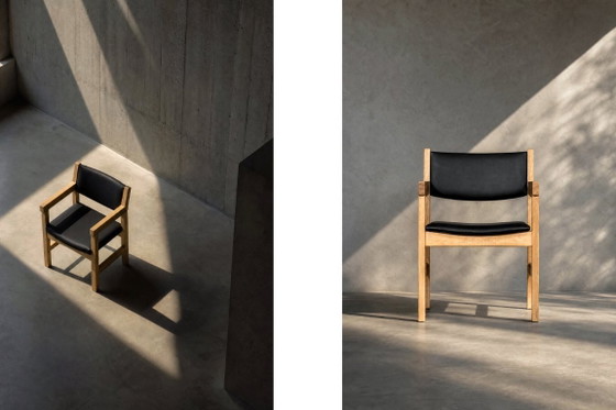 Image 1 of Chaises danoises en chêne, style Mid-Century Modern, par Hans J. Wegner pour Getama, années 1960, lot de 4
