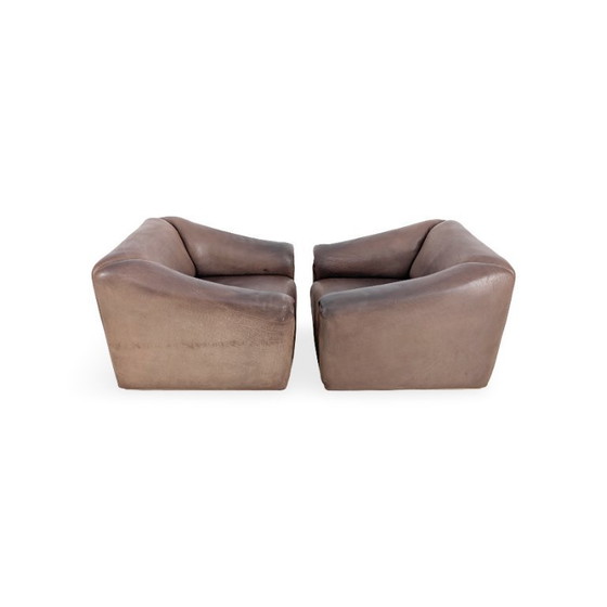 Image 1 of 2 poltrone Original de Sede DS 47 in pelle spessa