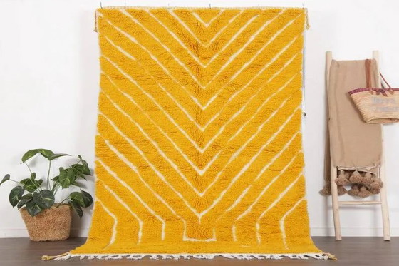 Tapis marocain écru à motifs géométriques 250cm x 150cm – Wool (photo 14 of 14)