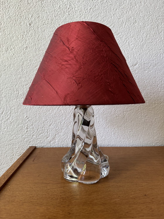 Image 1 of 60's crystal table lamp