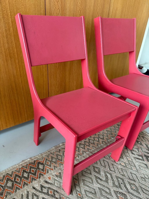 Loll Designs Cricket-Stuhl-Set – Design Tuinstoelen – Rood