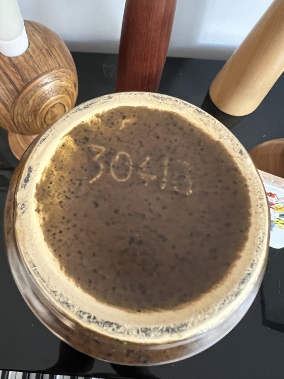 Image 1 of Vaso Germania Ovest 30418 vintage verde marrone