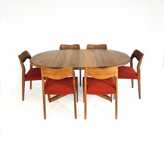 Image 1 of Extendable Dining Table Johs. Kristoffersen & Son