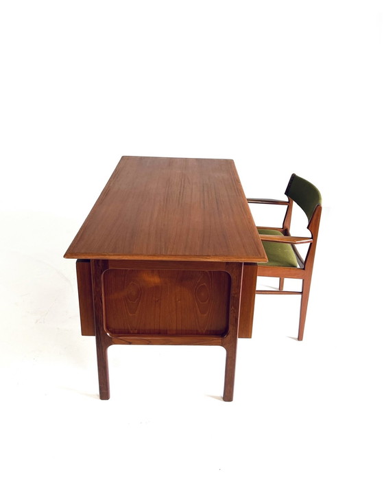Image 1 of Bureau en teck, Erik Brouer, Brouer Møbelfabrik '60