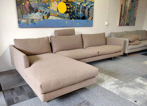 Sofá esquinero Montis Axel reformado marrón