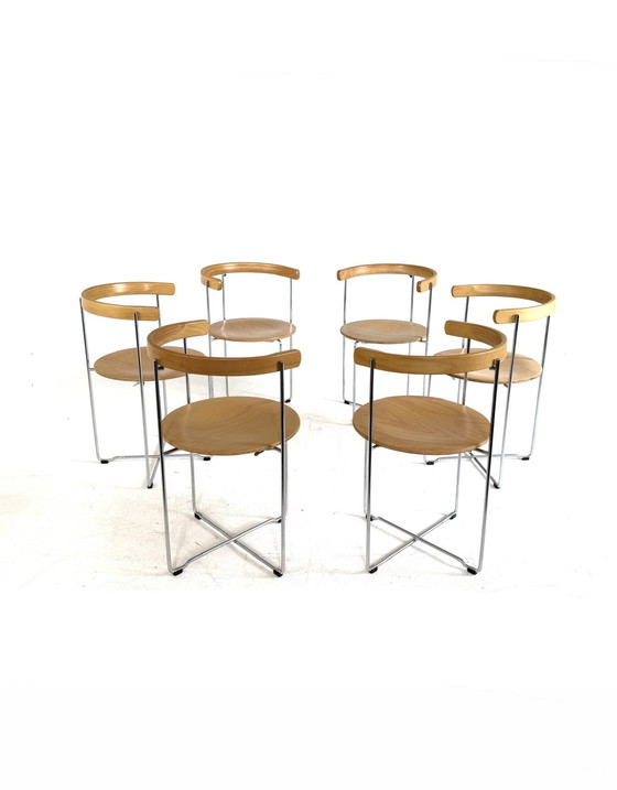 Image 1 of 6x Silla plegable de diseño 'Soley', Kusch & Co '80