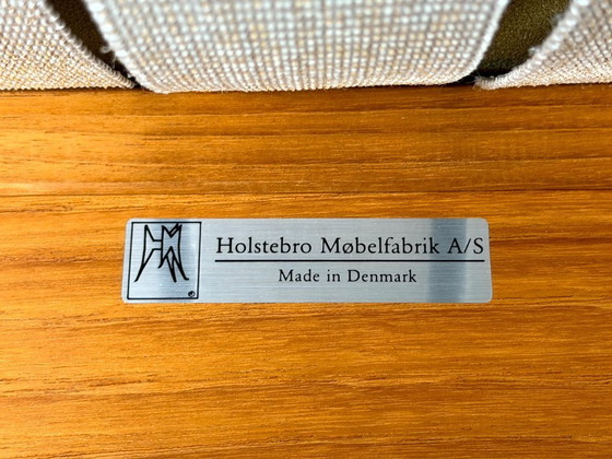 Image 1 of Divano in teak anni '60-'70 a 3 posti e 2 poltrone Easy Chair Holstebro Møbelfabrik A/S