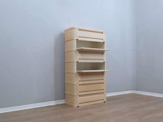 Image 1 of Kartell 4963 modular storage system by Olaf Von Bohr 1970s