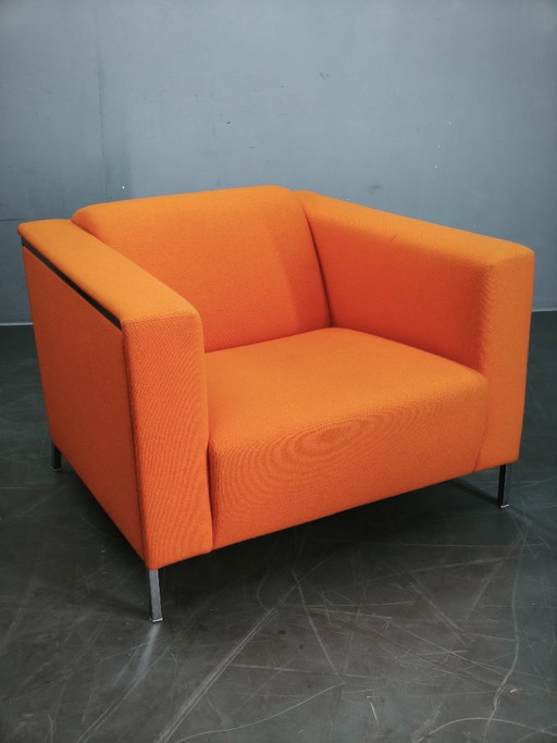 Enrico Franzolini Steel 2000 Sillón Naranja para Moroso, Italia