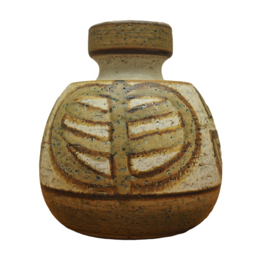 Vaas van keramiek, Deens ontwerp, jaren 1970, productie: Soholm