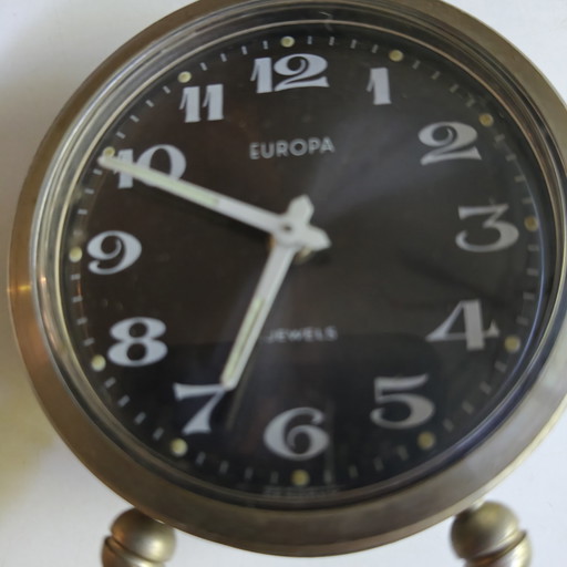 Sveglia meccanica vintage Europa – Prodotta in Germania – Design di metà secolo