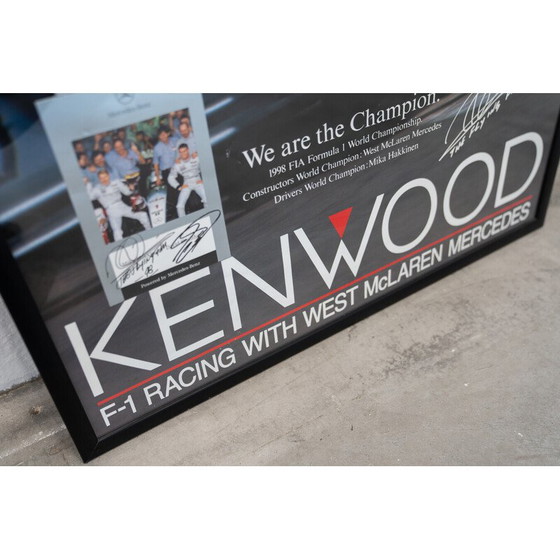 Image 1 of Vintage West McLaren Mercedes-poster, Italië 1998