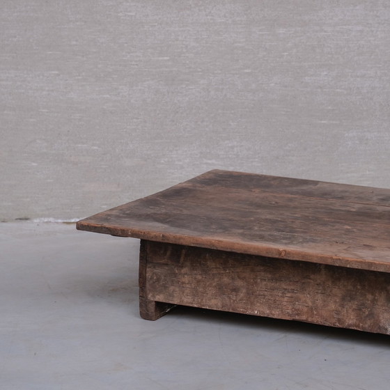 Image 1 of Low Antique Wooden French Coffee Table