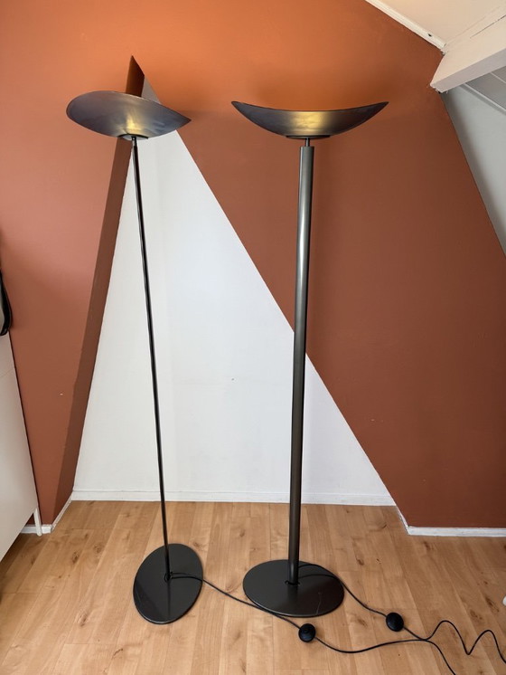 Image 1 of Vintage design sta vloer lamp Artemide Tebe Ernesto Gismondi