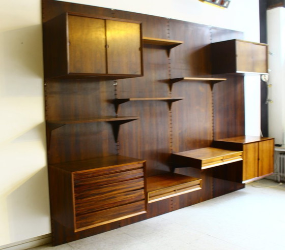 Mueble de pared en palisandro, de Poul Cadovius para Cado, Dinamarca. – Estanterías de pared, Wood (photo 17 of 17)