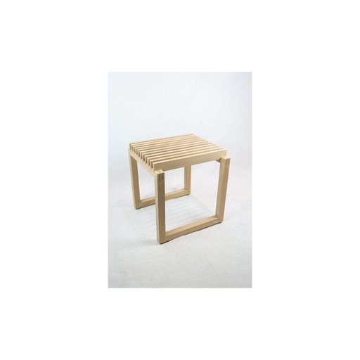 Vintage Trip Trap Cutter stool of oak by Niels Hvass