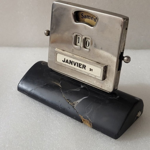 Art Deco eeuwigdurende kalender, Jacob Maul, Bauhaus, 1920-1930