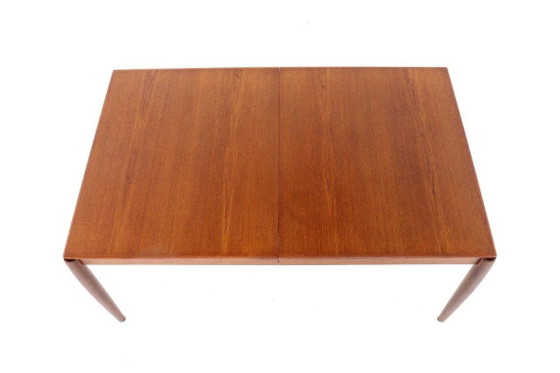 Image 1 of H.W. Klein for Bramin rectangular extendable dining table XL vintage Danish design