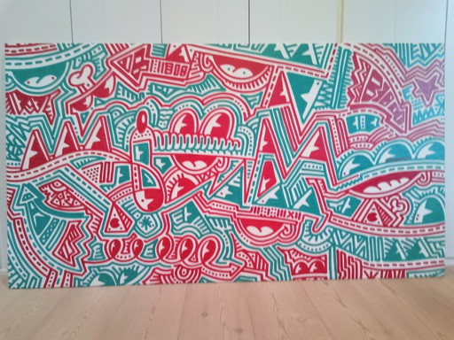 Pintura Otógrafo. -Me voy de aquí 2021