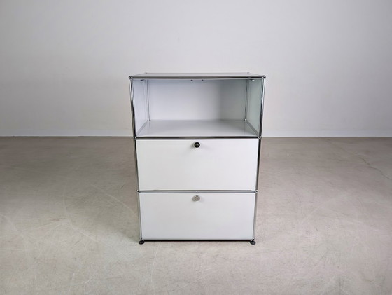 Image 1 of Original USM Haller Kommode weiß Fritz Haller Anrichte Schrank