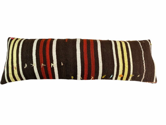 Image 1 of Unique Kilim & Carpet Cushion Cover – 120 x 40 cm