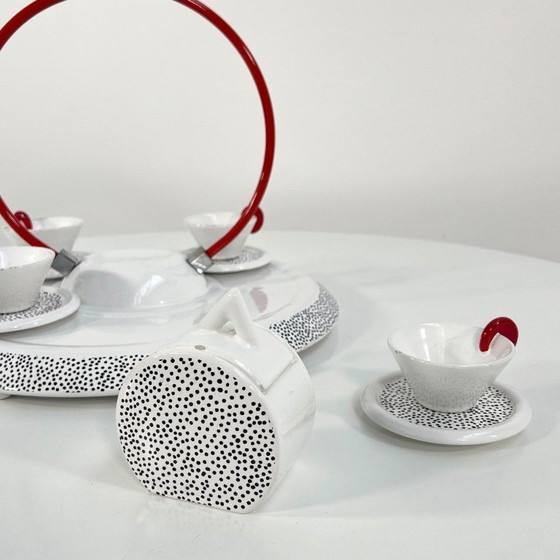 Tea Service by Luigi Saccardo & Materassi Massimo for MAS Italy, 1980s – Tableware, Ceramic (photo 7 of 8)